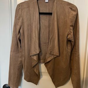 Katherine Barclays Faux Suede Jacket